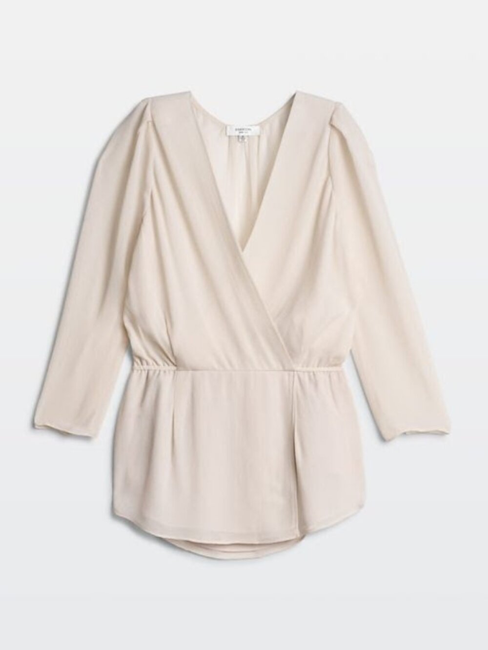 Aritzia Babaton Alexander Silk Wrap Blouse